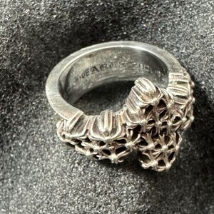 Chrome Hearts men's multi-direction barbwire design ring